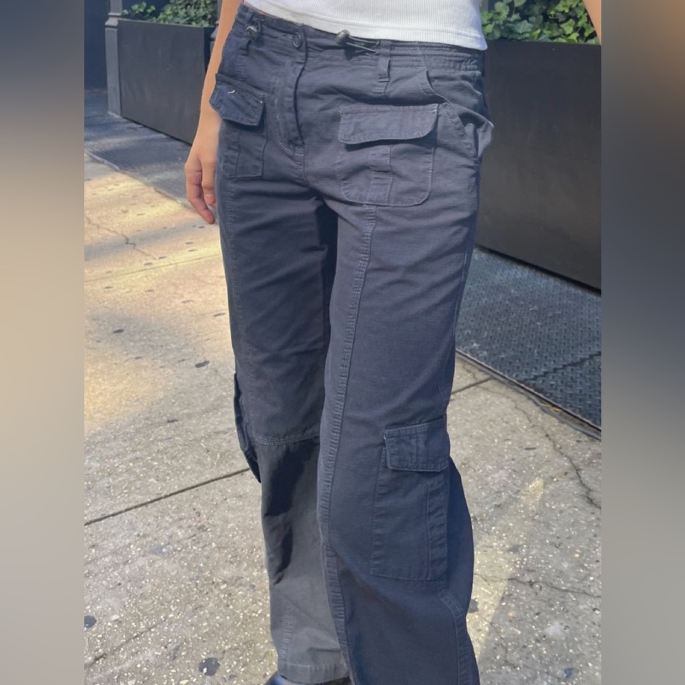 Brandy Melville Navy Cargo Pants